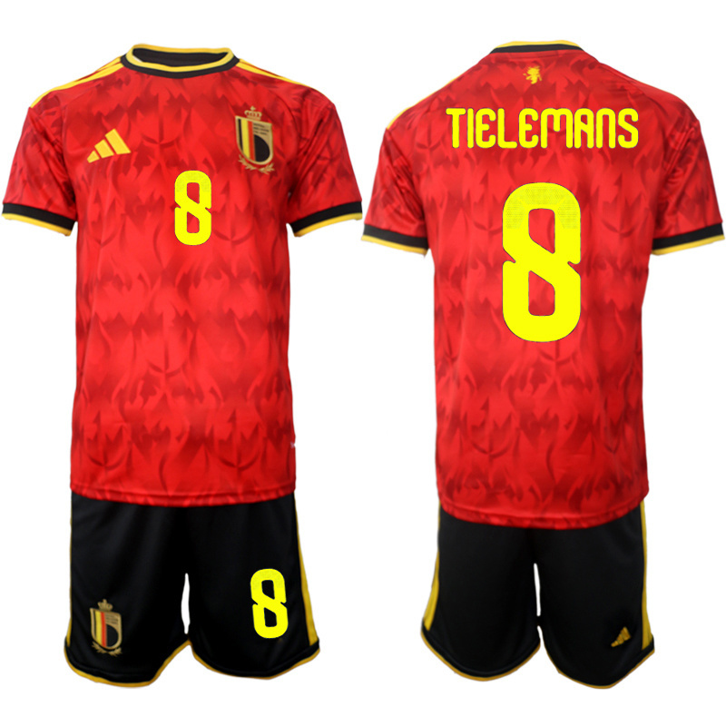 Men Belgium home #12 style 2026 World Cup Soccer jersey